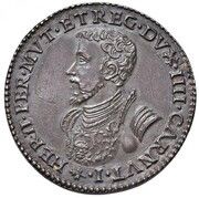 ½ Scudo - Ercole II obverse image