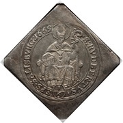 ⅙ Thaler - Max Gandolf von Kuenburg, Austria, 1669-1679 reverse image