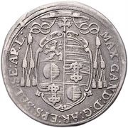 ⅙ Thaler - Max Gandolf von Kuenburg obverse image