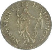 1 Lira, Italy, 1671-1710 reverse image