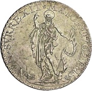 4 Lire, Italy, 1792-1793 reverse image