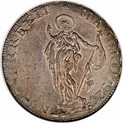 8 Lire, Italy, 1792-1793 reverse image