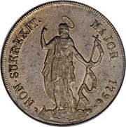 8 Lire, Italy, 1793-1797 reverse image