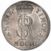 ⅙ Thaler - Johann Ernst von Thun, Austria, 1699 reverse image