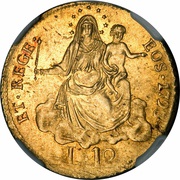 12 Lire, Italy, 1793-1795 reverse image