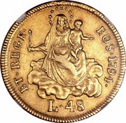 48 Lire, Italy, 1793-1797 reverse image