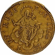 96 Lire, Italy, 1792-1793 reverse image