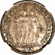 1 Lira, Italy, 1798 reverse image
