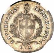 2 Lire obverse image