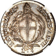 4 Lire obverse image