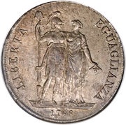 8 Lire, Italy, 1798-1799 reverse image