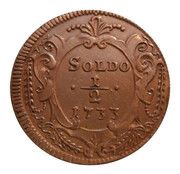 ½ Soldo - Charles VI reverse image