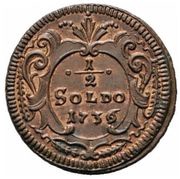 ½ Soldo - Carlo VI reverse image