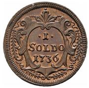 1 Soldo - Carlo VI reverse image
