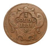 1 Soldo - Leopoldo II reverse image