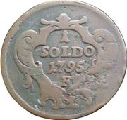 1 Soldo - Leopold II reverse image