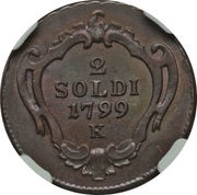2 Soldi - Francesco II reverse image