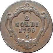 2 Soldi - Francesco II reverse image