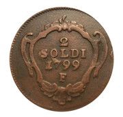 2 Soldi - Francesco II reverse image