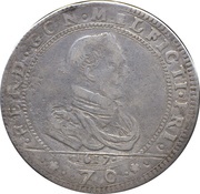 ½ Scudo, 70 Soldi - Ferrante II obverse image