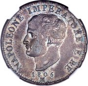 1 Soldo - Napoleon I Pattern strike obverse image