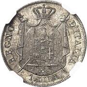 1 Lira - Napoleon Essai, Italy, 1806 reverse image