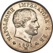 2 Lire - Napoleon I obverse image