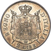 2 Lire - Napoleon I, Italy, 1807-1814 reverse image