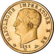 40 Lire - Napoleon I obverse image