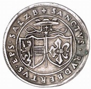 ¼ Thaler - Matthäus Lang von Wellenburg, Austria, 1521 reverse image