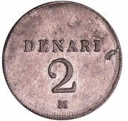 2 Denari - Napoleon Bonaparte Pattern reverse image