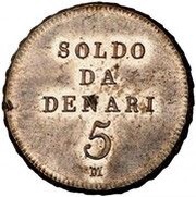 Soldo da 5 Denari - Napoleon reverse image