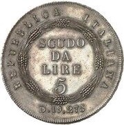 5 Lire - Napoleon obverse image