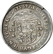 ¼ Guldiner - Matthäus Lang von Wellenburg, Austria, 1522 reverse image