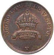 3 Centesimi - Ferdinand I obverse image