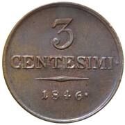 3 Centesimi - Ferdinand I reverse image