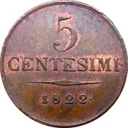 5 Centesimi - Franz I reverse image
