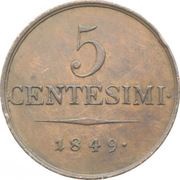 5 Centesimi - Francis Joseph I reverse image