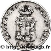 ½ Lira - Franz I, Italy, 1821-1824 reverse image
