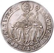 ¼ Thaler - Wolf Dietrich von Raitenau, Austria, 1587-1612 reverse image