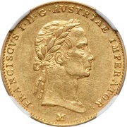 ½ Sovrano - Franz I obverse image