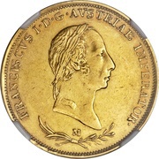 1 Sovrano - Franz I obverse image
