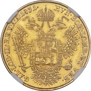 1 Sovrano - Franz I, Italy, 1820-1831 reverse image