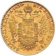 1 Sovrano - Franz I, Italy, 1835 reverse image