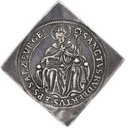 ¼ Thaler - Wolf Dietrich von Raitenau, Austria, 1587-1612 reverse image