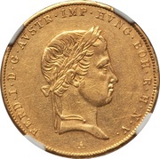 1 Sovrano - Ferdinand I obverse image