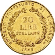 20 Lire obverse image
