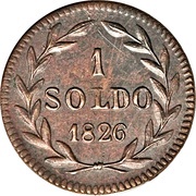 1 Soldo - Carlo Ludovico I reverse image