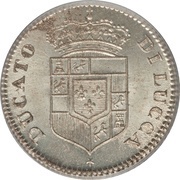 5 Soldi - Carlo Ludovico I obverse image