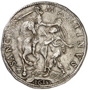 1 Scudo, Italy, 1615-1617 reverse image